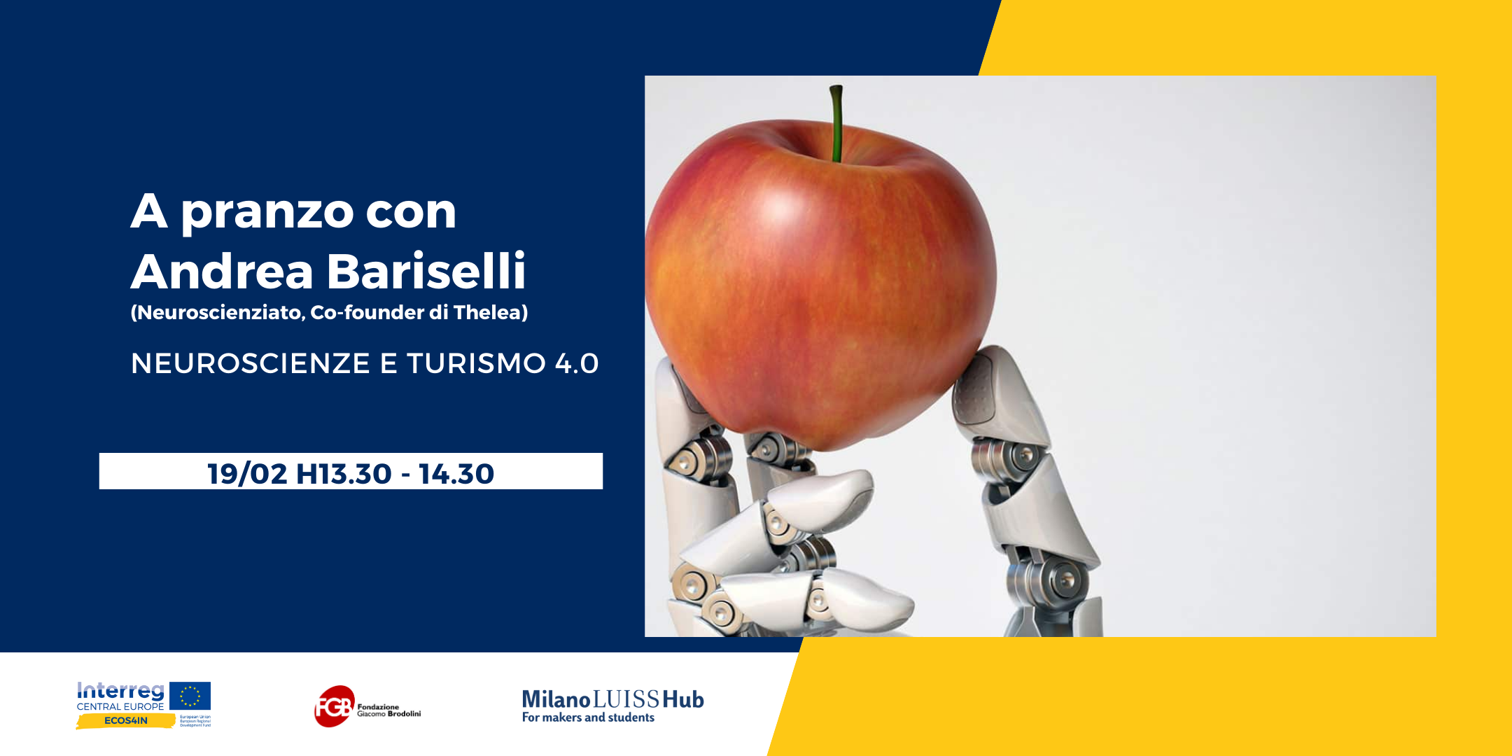 A pranzo con Andrea Bariselli: Neuroscienze e Turismo 4.0