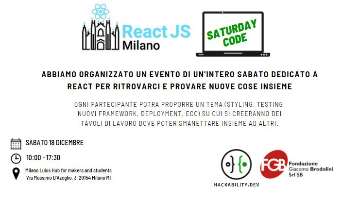 React Saturday Code