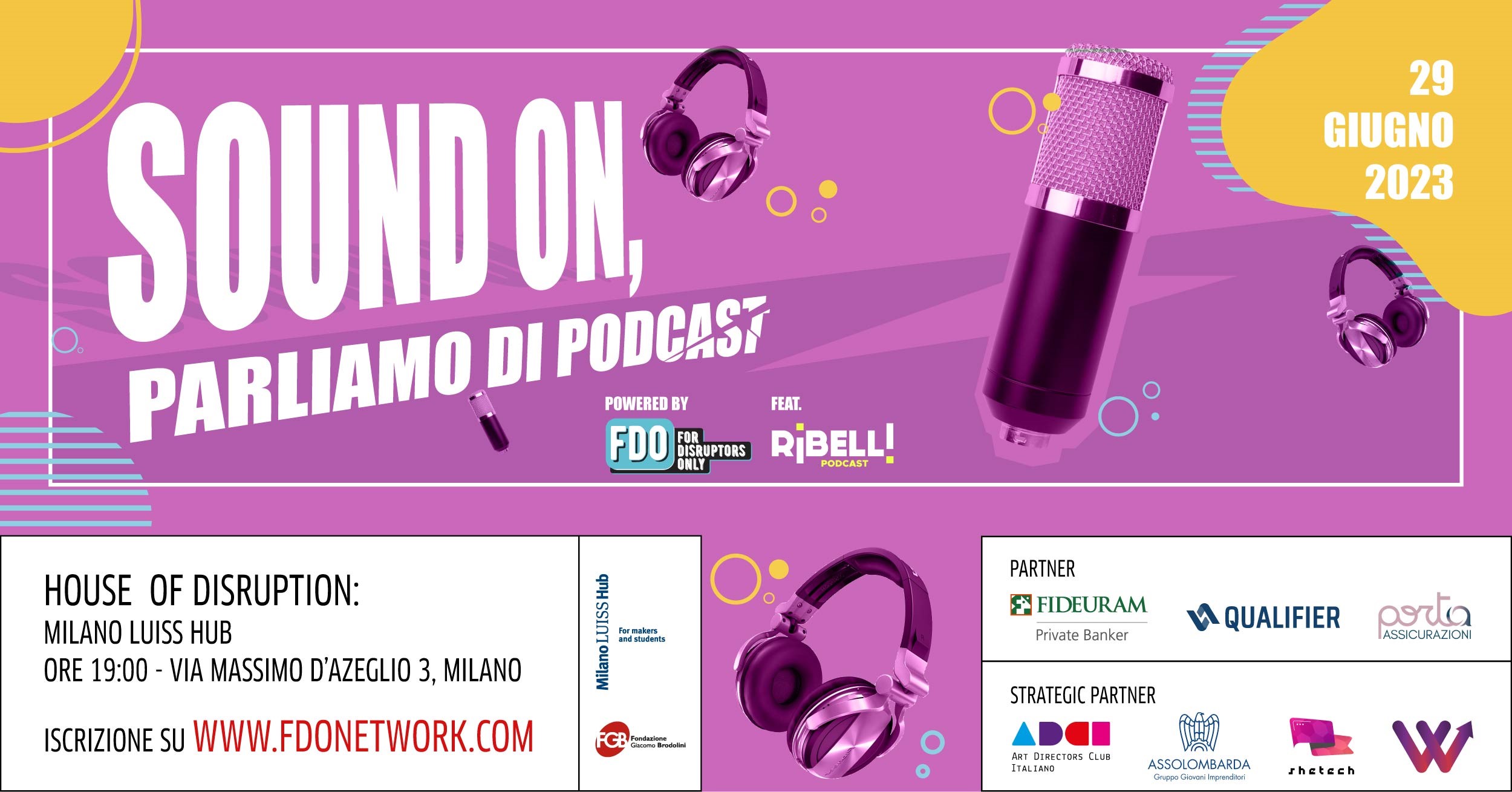 SOUND ON, PARLIAMO DI PODCAST