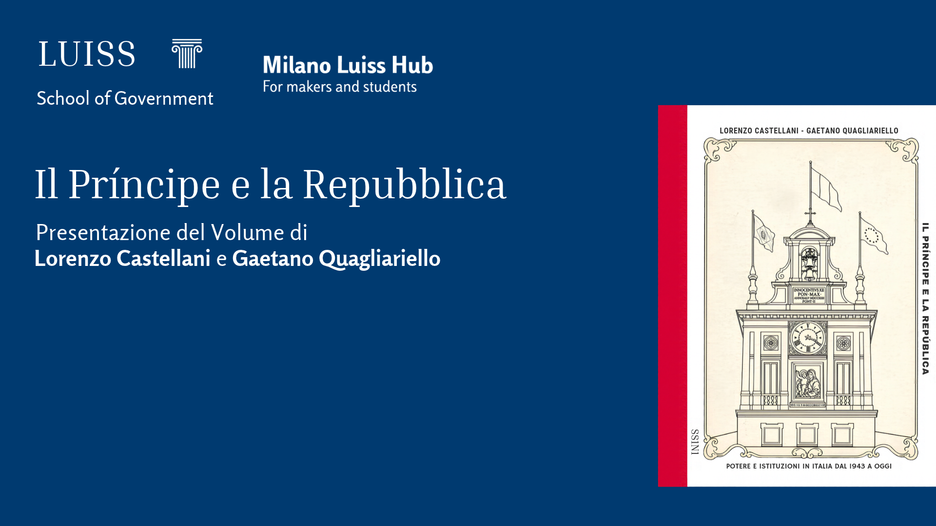 Il Principe e la Repubblica: un dialogo su potere e istituzioni
